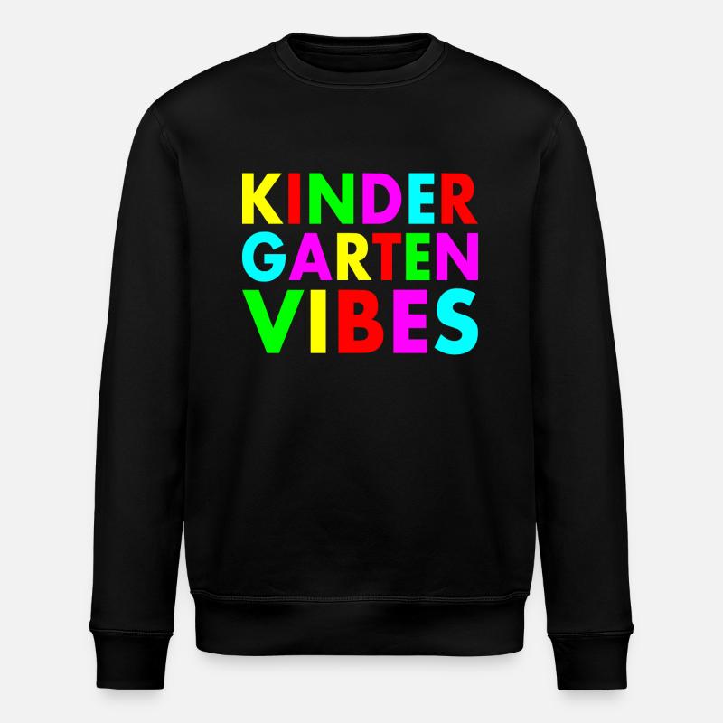 kindergarten vibes - Sweat bio ROLLER Stanley/Stella Unisexe - noir