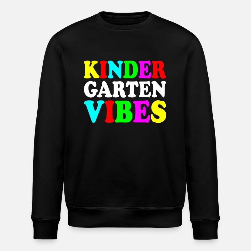 kindergarten vibes - Stanley/Stella Unisex Bio-Sweatshirt ROLLER - Schwarz