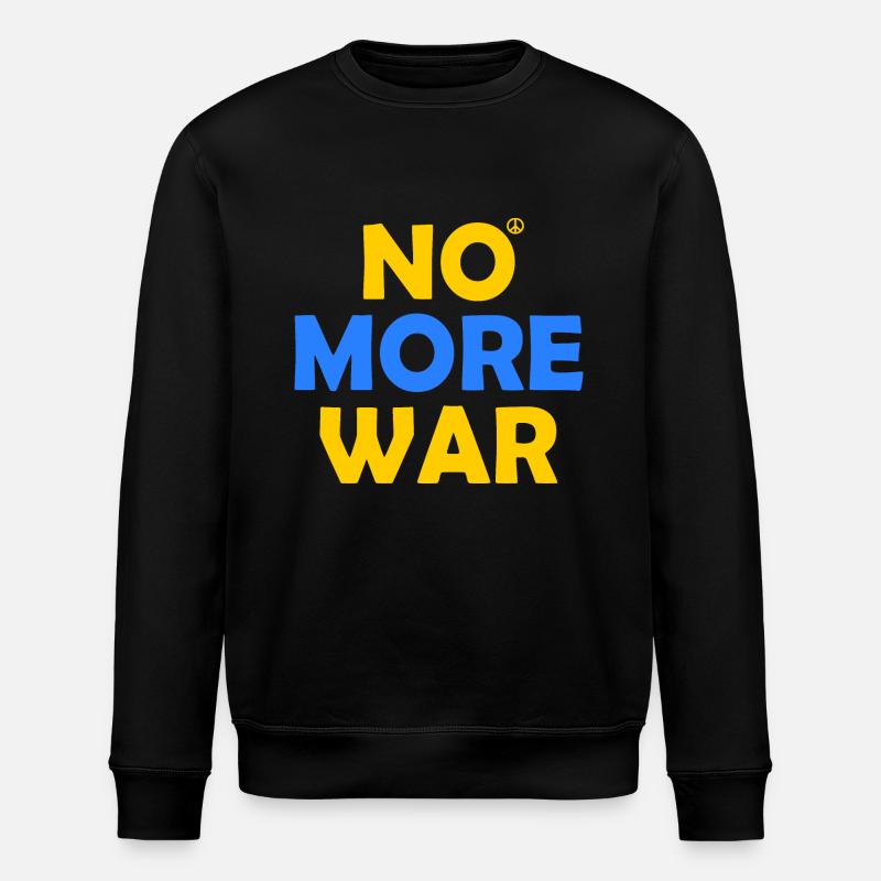 No more war - Sweat bio ROLLER Stanley/Stella Unisexe - noir