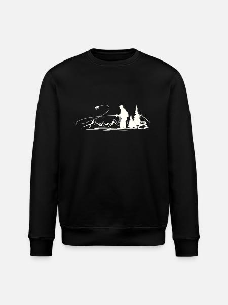 Top Sauerland Fly Fishing - Stanley/Stella ROLLER Unisex Organic Sweatshirt - black
