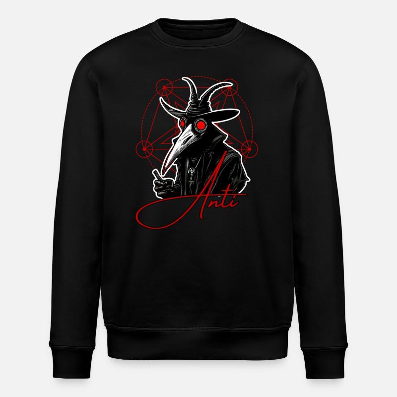 Peste anti-humaine - Sweat bio ROLLER Stanley/Stella Unisexe - noir