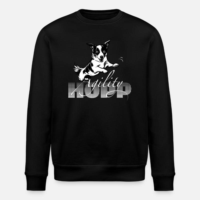 Hopp -Agilité - Sweat bio ROLLER Stanley/Stella Unisexe - noir