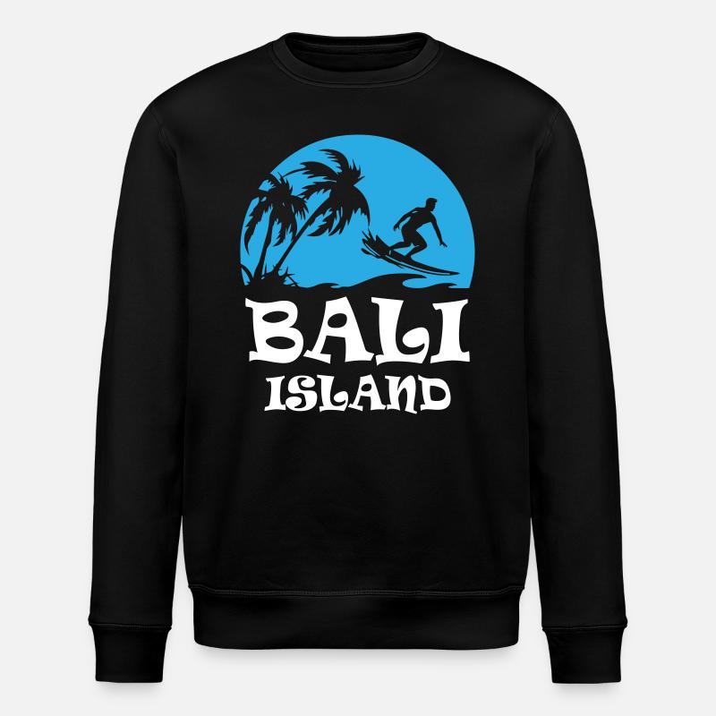 Bali Island - Stanley/Stella Unisex Bio-Sweatshirt ROLLER - Schwarz