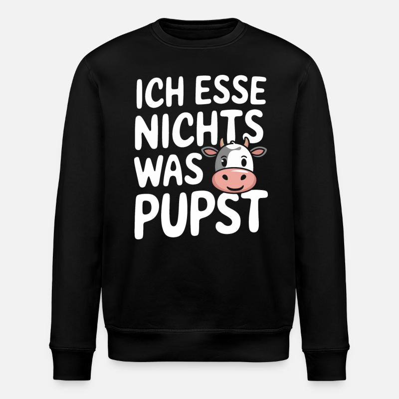 Végétarien Végétalien Végétarien Végétarien - Sweat bio ROLLER Stanley/Stella Unisexe - noir