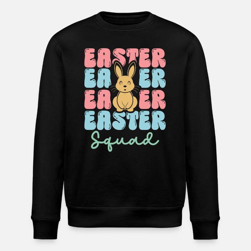 Easter squad - Stanley/Stella Unisex Bio-Sweatshirt ROLLER - Schwarz