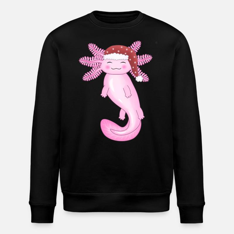 Mignon axolotl de Noël - Sweat bio ROLLER Stanley/Stella Unisexe - noir