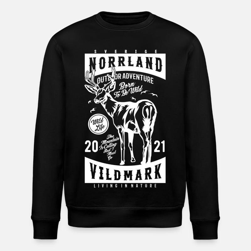 Norrland Vildmark 2021 - Sweat bio ROLLER Stanley/Stella Unisexe - noir