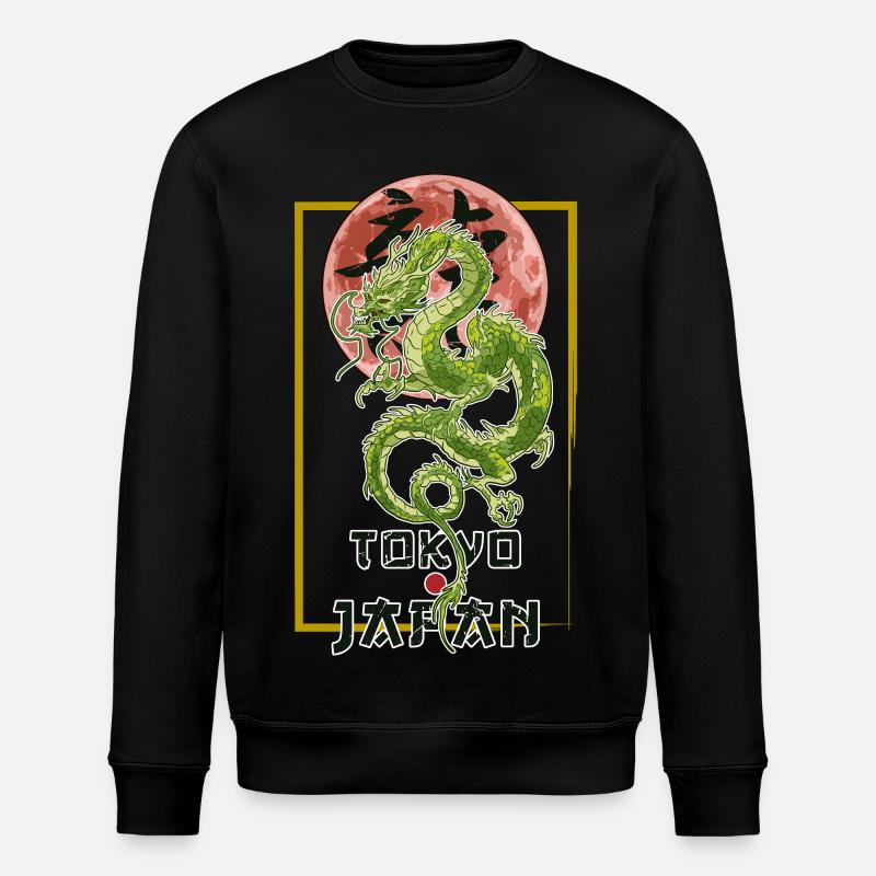 Shenlong, Tokio, Japan - Stanley/Stella Unisex Bio-Sweatshirt ROLLER - Schwarz