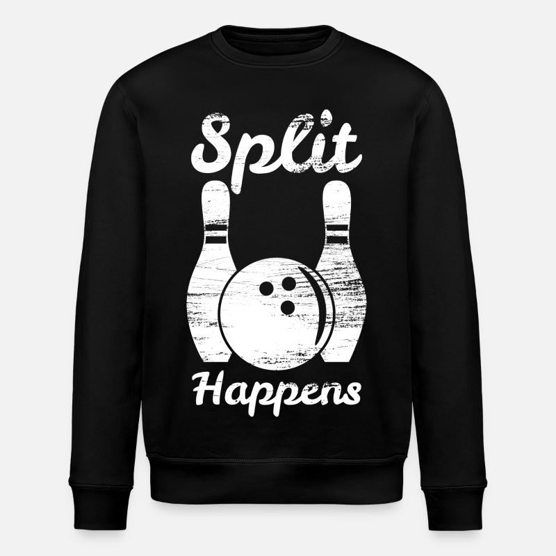 Bowling Split - Sweat bio ROLLER Stanley/Stella Unisexe - noir