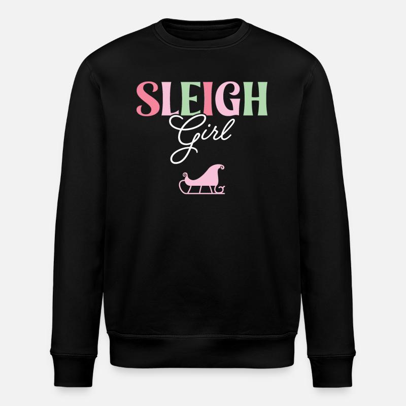 Schlittenmädchen - Stanley/Stella Unisex Bio-Sweatshirt ROLLER - Schwarz
