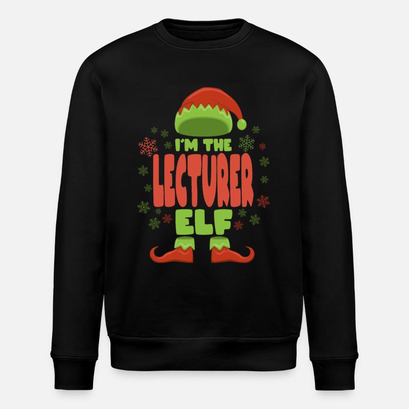 Conférencier Elfe de Noël - Sweat bio ROLLER Stanley/Stella Unisexe - noir
