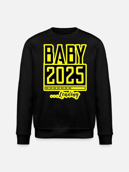 Baby 2025 Loading Babyshower - Stanley/Stella ROLLER Unisex Organic Sweatshirt - black