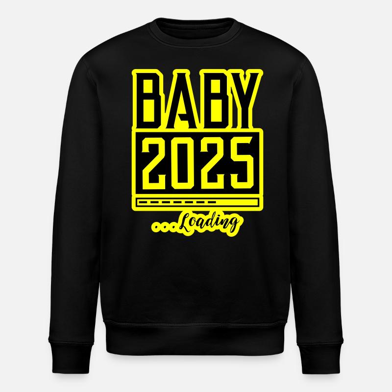 Baby 2025 Loading Babyshower - Stanley/Stella ROLLER Unisex Organic Sweatshirt - black