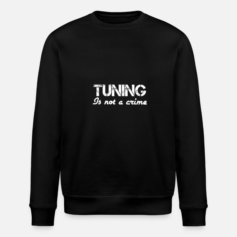 Tuningisnotacrime - Stanley/Stella ROLLER Unisex Organic Sweatshirt - black