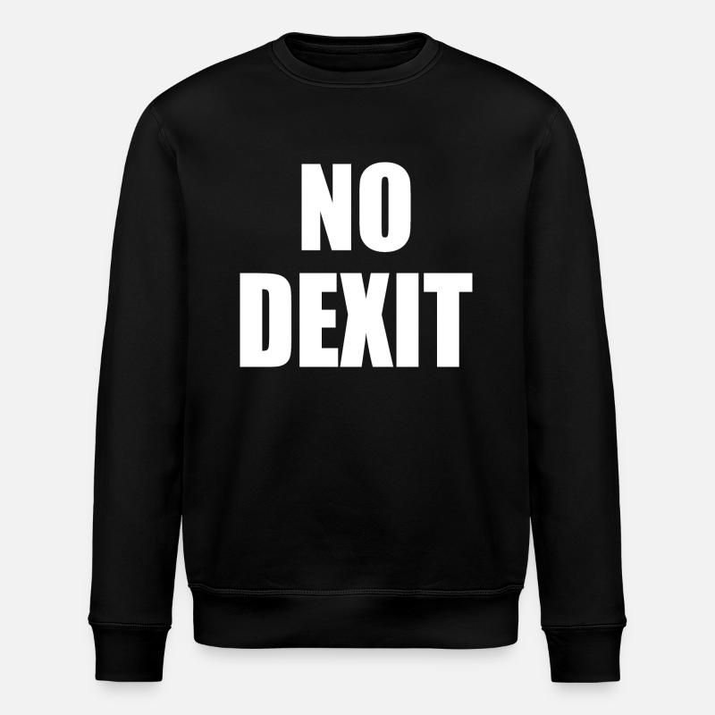 No dexit - Stanley/Stella ROLLER Unisex Organic Sweatshirt - black