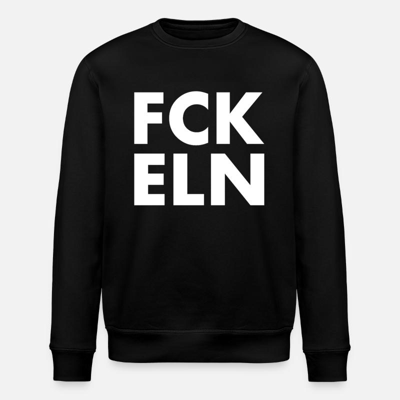 Fck eln - Stanley/Stella Unisex Bio-Sweatshirt ROLLER - Schwarz