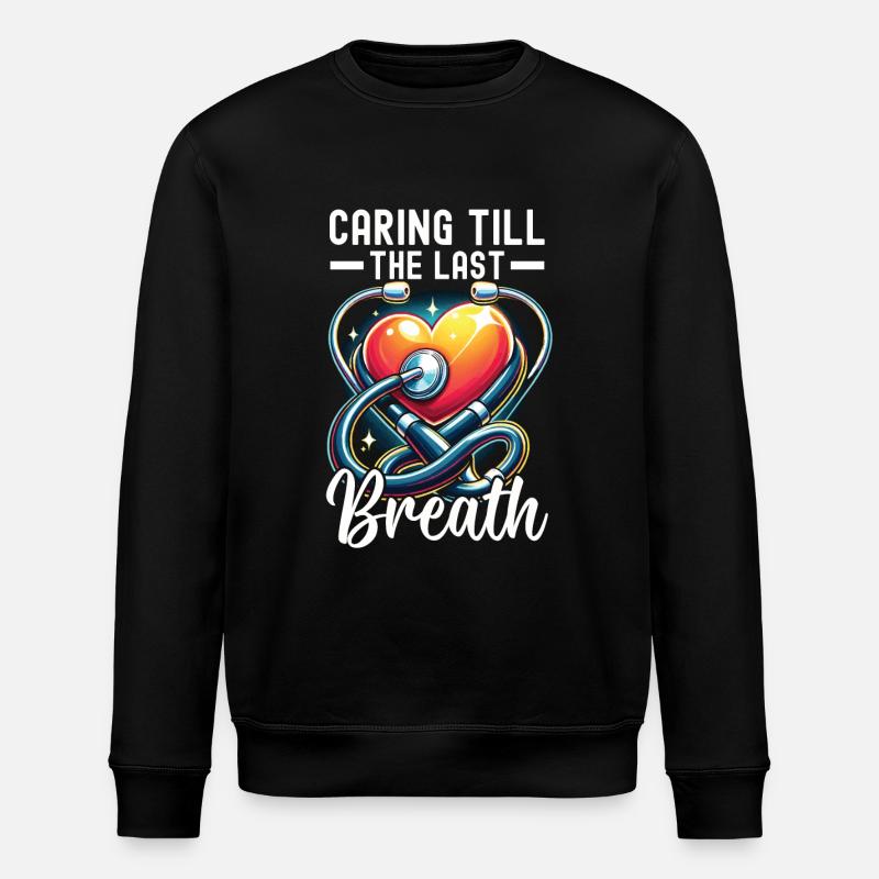 Hospizkrankenschwester, Ausgebildete - Stanley/Stella Unisex Bio-Sweatshirt ROLLER - Schwarz