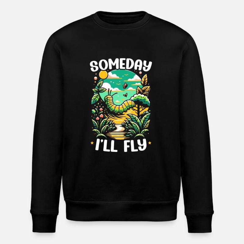 Papillon chenille mignon - Sweat bio ROLLER Stanley/Stella Unisexe - noir