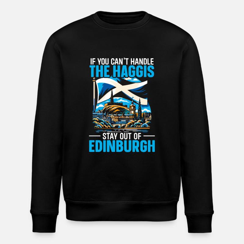 Édimbourg, Écosse, Royaume-Uni - Sweat bio ROLLER Stanley/Stella Unisexe - noir