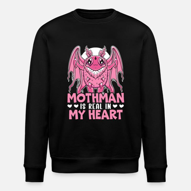 Mothman Lover Créature mythique Cryptozoologie - Sweat bio ROLLER Stanley/Stella Unisexe - noir
