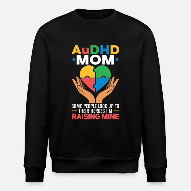Audhd Behinderung er Autismus Adhs - Stanley/Stella Unisex Bio-Sweatshirt ROLLER - Schwarz