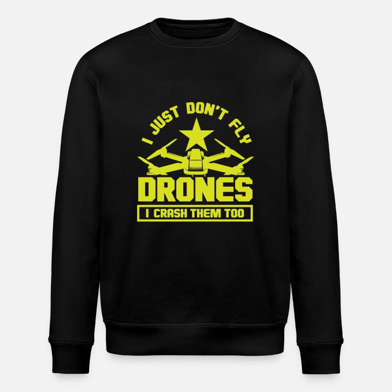Fpv-drohnenpilot - Stanley/Stella Unisex Bio-Sweatshirt ROLLER - Schwarz