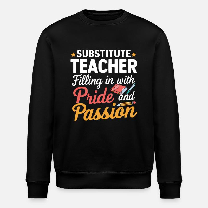 Des enseignants suppléants sympas - Sweat bio ROLLER Stanley/Stella Unisexe - noir