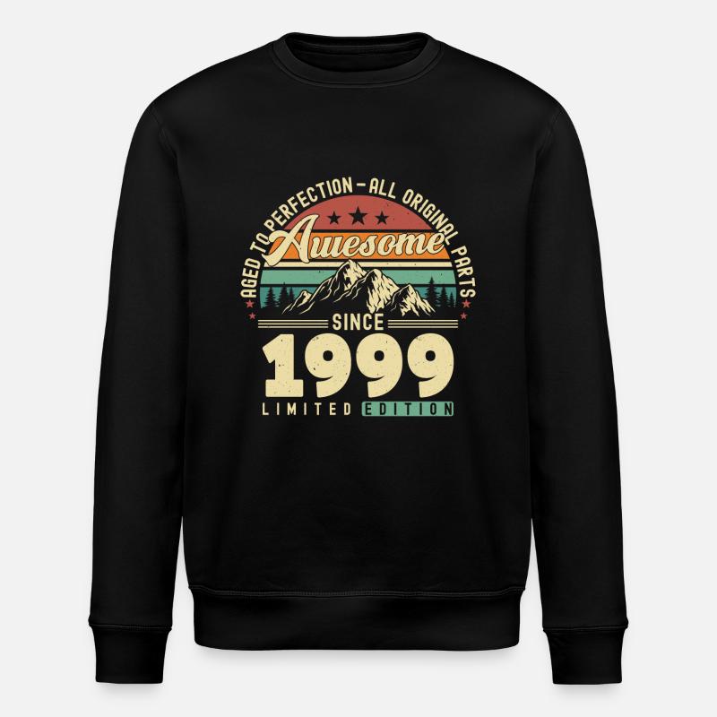 Great since 1999 - Stanley/Stella ROLLER Unisex Organic Sweatshirt - black