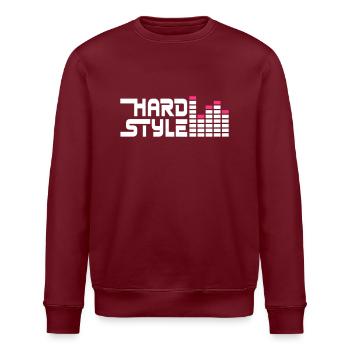 hard style hardstyle equalizer DE - Stanley/Stella Unisex Bio-Sweatshirt ROLLER - Burgunderrot - Vorne - Nik (191cm)