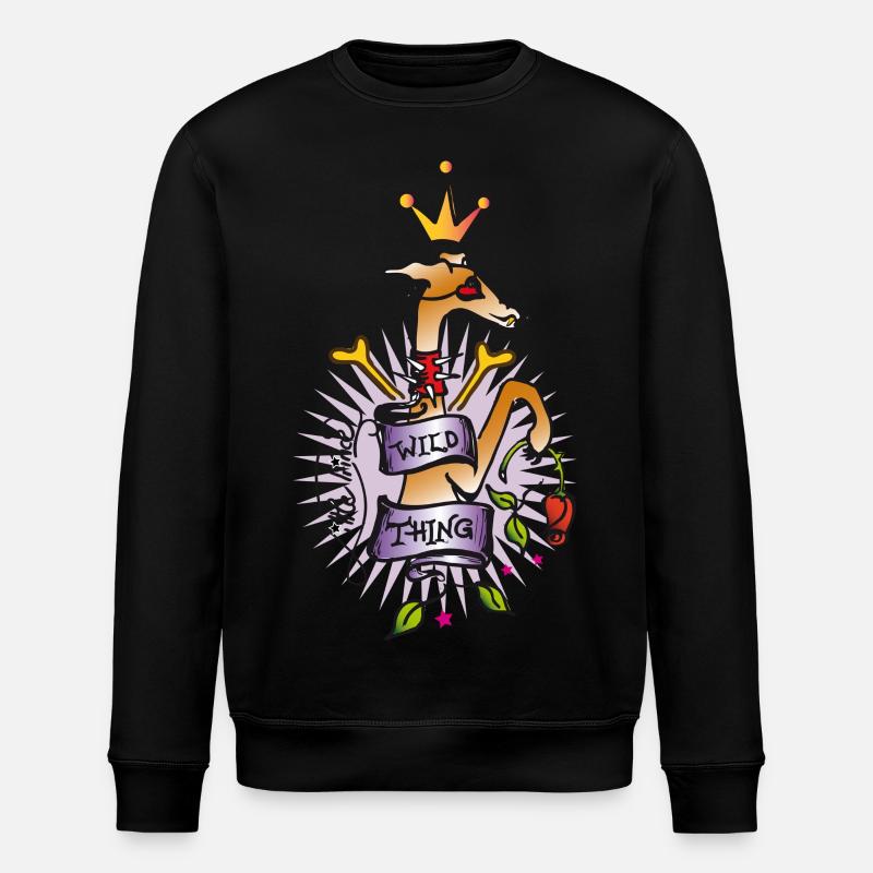 wild thing! - Stanley/Stella Unisex Bio-Sweatshirt ROLLER - Schwarz