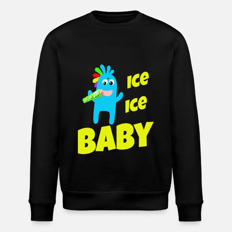 Eis Eis Baby - Stanley/Stella Unisex Bio-Sweatshirt ROLLER - Schwarz