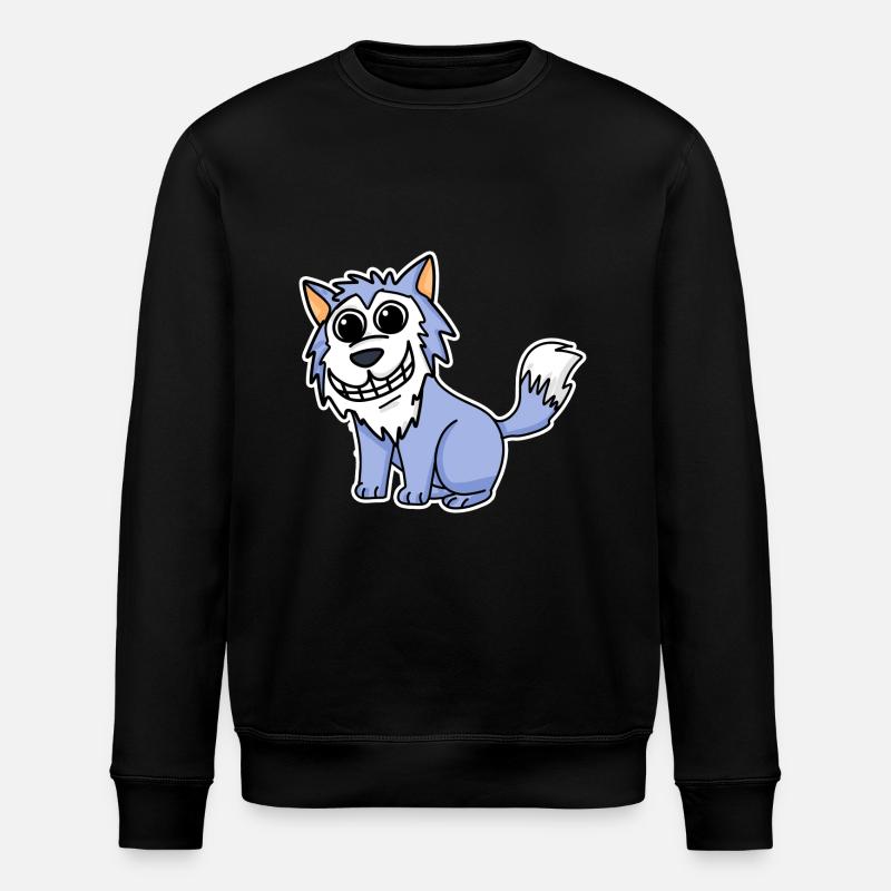 Wolf - Stanley/Stella ROLLER Unisex Organic Sweatshirt - black