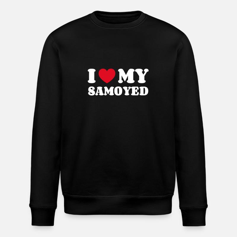 J’aime mon Samoyède Samojede - Sweat bio ROLLER Stanley/Stella Unisexe - noir