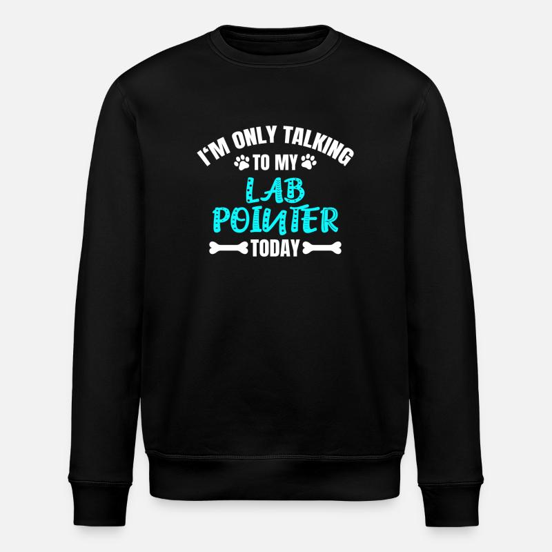 Lab Pointer - Stanley/Stella ROLLER Unisex Organic Sweatshirt - black