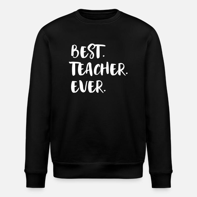 Beste Lehrerin - Stanley/Stella Unisex Bio-Sweatshirt ROLLER - Schwarz