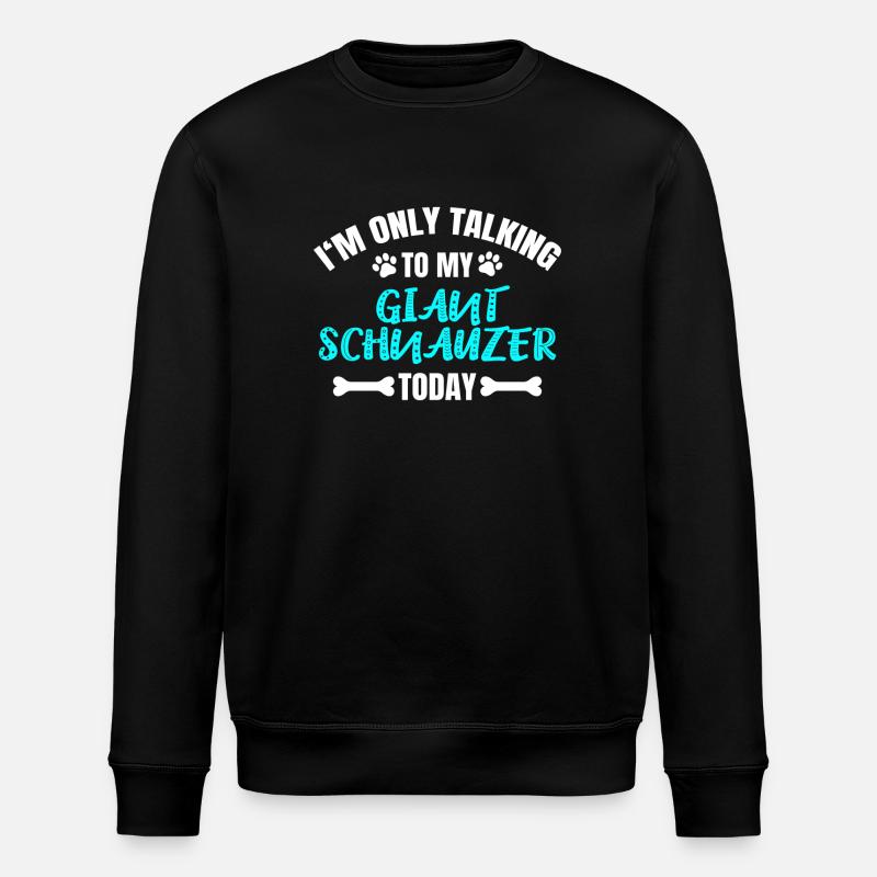 Giant Schnauzer Riesenschnauzer - Stanley/Stella ROLLER Unisex Organic Sweatshirt - black