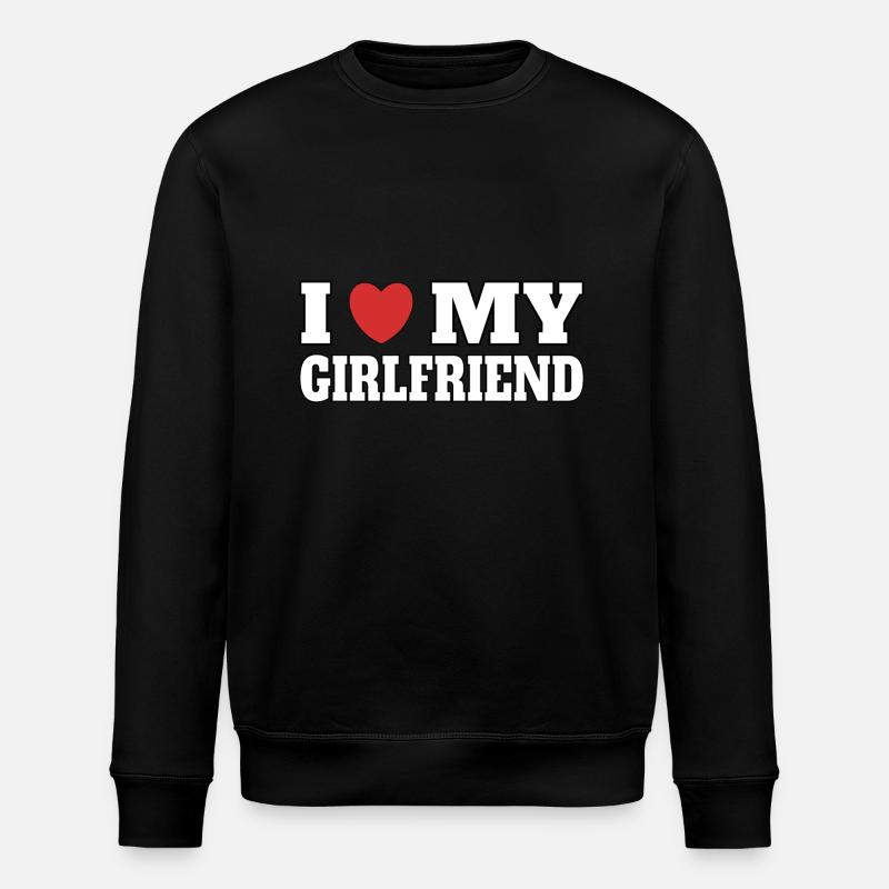 J’aime ma copine - Sweat bio ROLLER Stanley/Stella Unisexe - noir