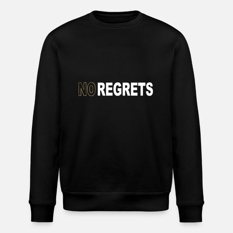 Aucun regret - Sweat bio ROLLER Stanley/Stella Unisexe - noir