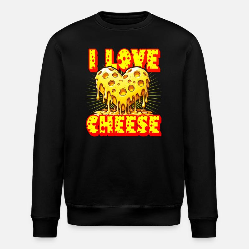 J’adore le fromage - Sweat bio ROLLER Stanley/Stella Unisexe - noir
