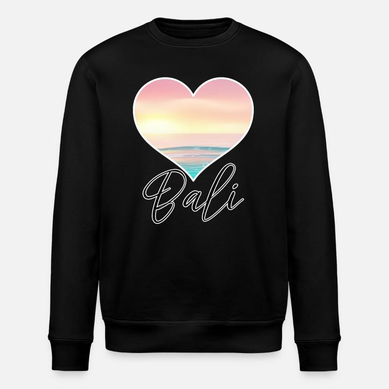 Bali - Indonésie - Sweat bio ROLLER Stanley/Stella Unisexe - noir