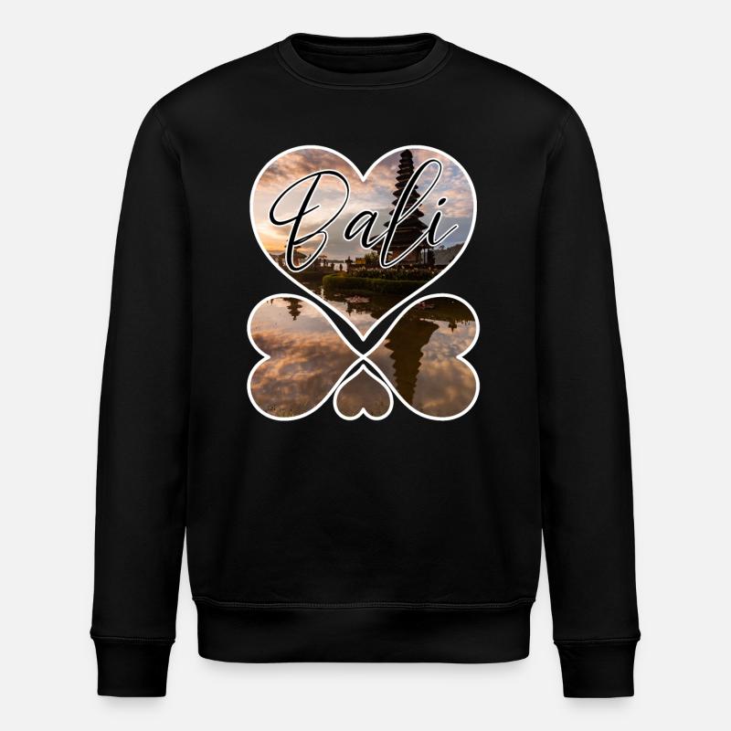 Bali - Indonésie - Sweat bio ROLLER Stanley/Stella Unisexe - noir