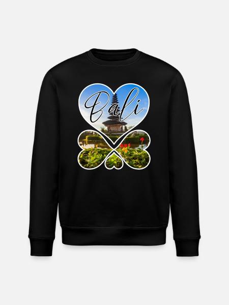 Bali - Indonesia - Stanley/Stella ROLLER Unisex Organic Sweatshirt - black