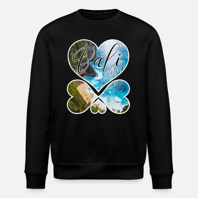 Bali - Indonesia - Stanley/Stella ROLLER Unisex Organic Sweatshirt - black