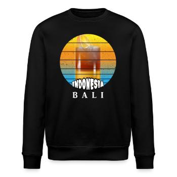 Bali - Indonesien - Stanley/Stella Unisex Bio-Sweatshirt ROLLER - Schwarz - Vorne - Nik (191cm)