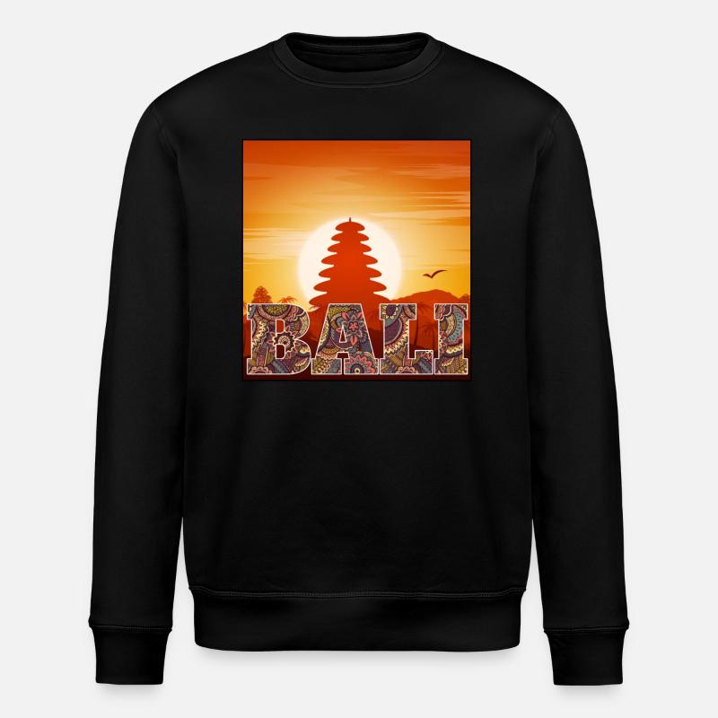 Bali - Indonesien - Stanley/Stella Unisex Bio-Sweatshirt ROLLER - Schwarz