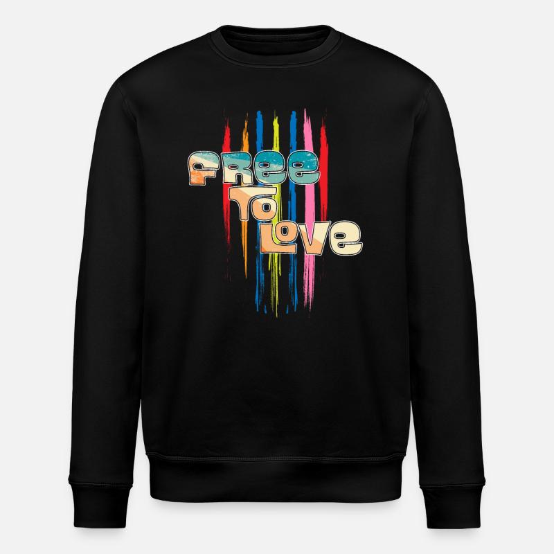 Libre d’aimer - Sweat bio ROLLER Stanley/Stella Unisexe - noir