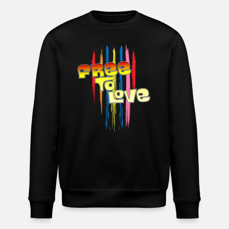 Libre d’aimer - Sweat bio ROLLER Stanley/Stella Unisexe - noir