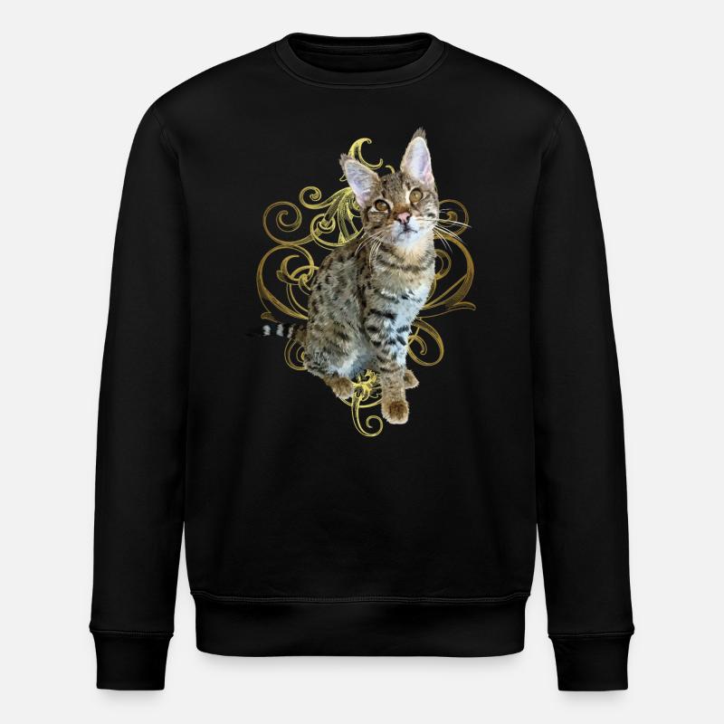Tabby - Stanley/Stella Unisex Bio-Sweatshirt ROLLER - Schwarz