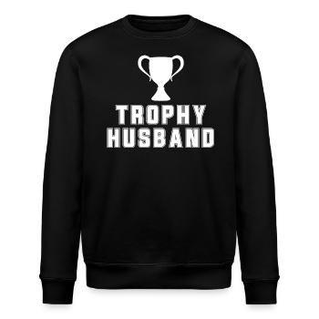Ehemann Bräutigam Heirat Hochzeit Geschenkidee - Stanley/Stella Unisex Bio-Sweatshirt ROLLER - Schwarz - Vorne - Nik (191cm)