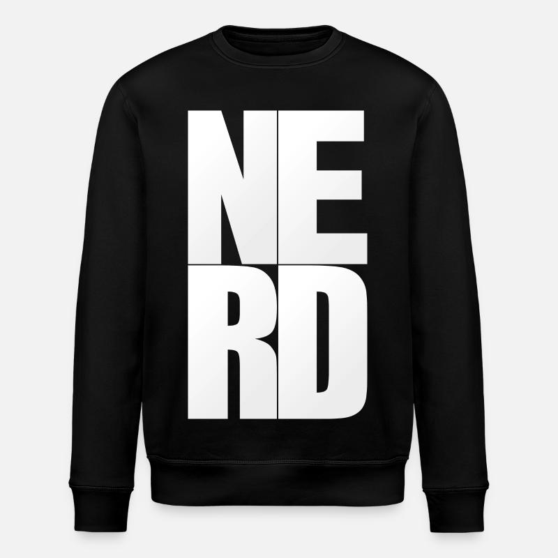 NERDY pour toujours - NERD - Sweat bio ROLLER Stanley/Stella Unisexe - noir